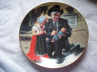 A SPECIAL PATIENT CHILDREN AMERICAN FRONTIER CROOK  COLLECTOR PLATE