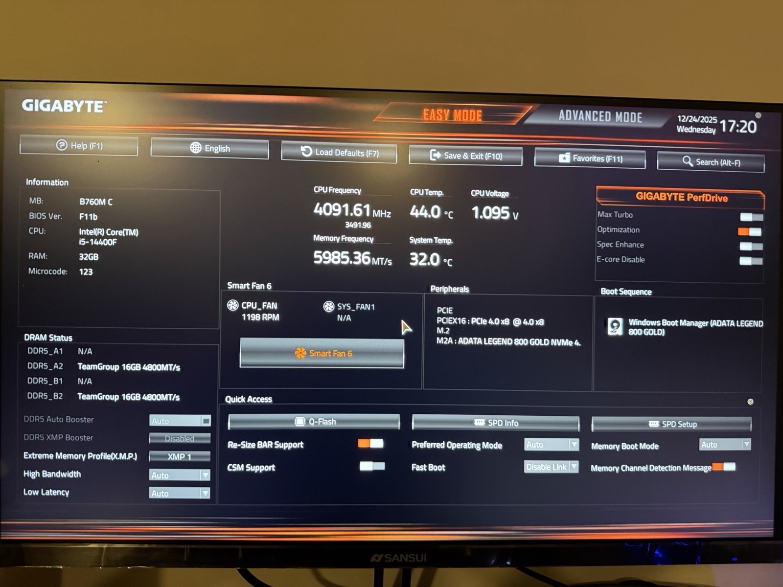 High-Performance Gaming PC Base (i5-14400F + RTX 4060) – No RAM/SSD