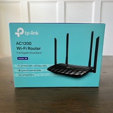 TP-Link Archer A6 AC1200 Wi-Fi Router Full Gigabit Dual Band MU-MIMO Black
