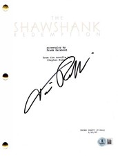 Tim Robbins Signed The Shawshank Redemption Script Authentic Autograph Beckett