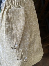 Royal Doulton Curtains Fully Lined Pencil Pleat 52” Drop 42” Width Tie Backs