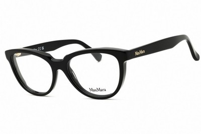 MAX MARA MM5143-001-53 Eyeglasses Frame Size 53mm 16mm 140mm BLACK Women 889214