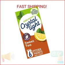 Crystal Light Drink Mix, 6 Pitcher Packets, for Flavorful Hydration and Shareabl