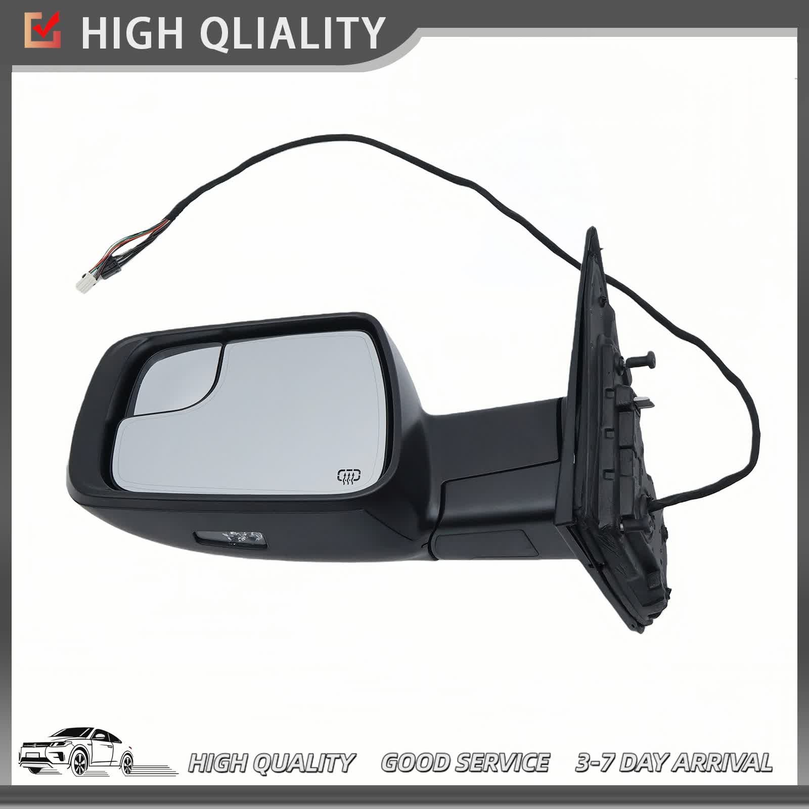 10-Pins Left Side Power Mirror Textured For 2019-2024 Ram 1500 68462769AB thumbnail 19
