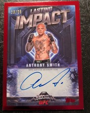 2025 Topps UFC Knockout Anthony Smith Lasting Impact Autograph Red 23/25 #LI-AS