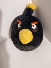 Angry Birds Plush 5 Bomb Bird Black Plush Commonwealth