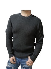 Men Ralph Lauren Sweater Grey Cotton 44 / XXL...
