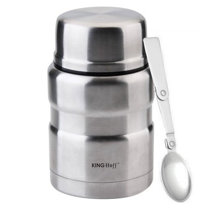 Lunch-Thermoskanne aus Stahl 0,5 l KINGHOFF KH-1457
