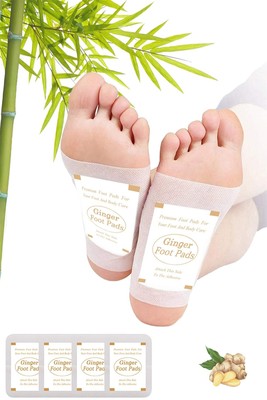 Foot Pads, Ginger Foot Pads, Natural Ginger Vinegar Foot Patches 20 Packs.
