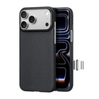 pitaka for iPhone 17 Pro Max For 17 Max, 6.9", Black/Grey (Twill)