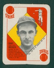 1951 Topps Blue Backs Baseball Card - #28 Harry Brecheen, EXMT
