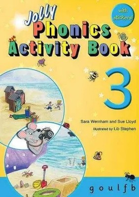 Jolly Phonics Activity Book 3 | in Precursive Letters (British English edition)