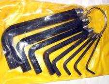 Inbusschlüssel Innen-Sechskant Stiftschlüssel-Satz 8-teilig am Ring mit Etui