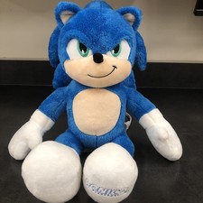 Build A Bear Sonic The Hedgehog 2 Plush Sonic Stuffed 18" Clean