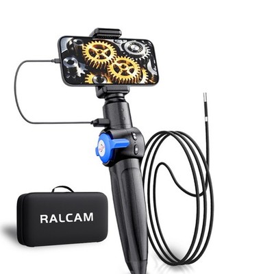 Ralcam 2 way 180° Articulating Borescope Endoscope Inspection Camera 1m Flexible
