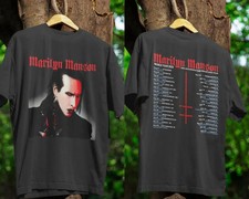 Marilyn Manson 2025 One Assassination Under God concert tour T-Shirt