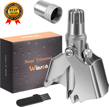 Stainless Steel Hair Trimmer for Men and Women Manual Nose
