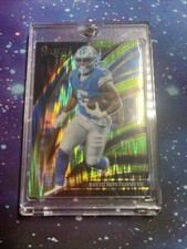2025 Panini Select DAVID MONTGOMERY Club Level Green Shock Prizm #/699 - Lions