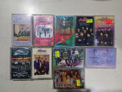 LOT 10 CASSETTES TAPES LOS BUKIS TEMERARIOS YONICS ACOSTA MIER BRYNDIS MAZZ