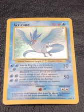 B6 Articuno 2/62 Fossil Unlimited Holo Rare Vintage Pokemon Card