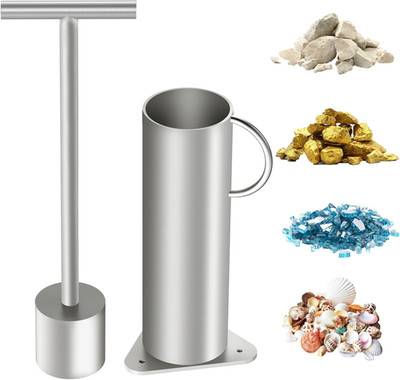 YOTAN Upgraded Rock Crusher, Stainless Steel Heavy Duty Frit Maker, Glass Breake