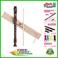 Detachable Soprano Recorder with Cleaning Rod - Environmentally Friendly ABS