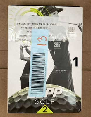 Golf 2 Kit 3D Swing Analyzer Activity Tracker ZA2G1NE New Sealed
