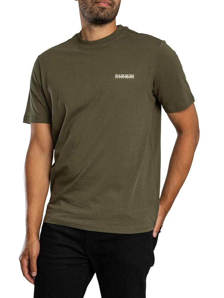 Napapijri Pour des hommes T-shirt à petite boîte, vert - Photo 2/4