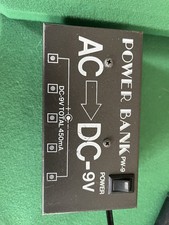 PW9 Ac to Dc Power Bank Guitar Or Bass Pedal Power Supply 9v 5 Output