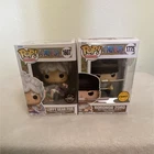 Damaged Funko Pop One Piece Luffy Gear Five #1607 & Roronoa Zoro #1775 Chase Set