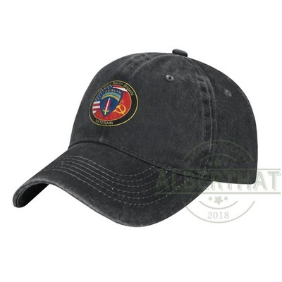 Berlin Brigade Veterans Unisex Denim Hat Adjustable Baseball Cap