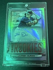 2022 Bowman Platinum Rookie Autograph /50 Jarren Duran Auto All-Star MVP