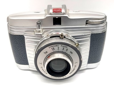 Bilora Bella 44 Sucherkamera mit Achromat 1:8 Synchro-Flash Analogkamera