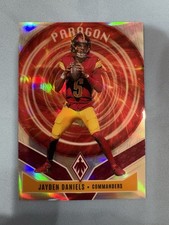 Panini 2025 Phoenix Paragon Jayden Daniels Commanders #1 Football Trading Card