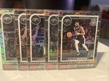 2024-25 Haunted Hoops Holo Web Bat 5 Card Lot Spurs Fox Ingram Johnson