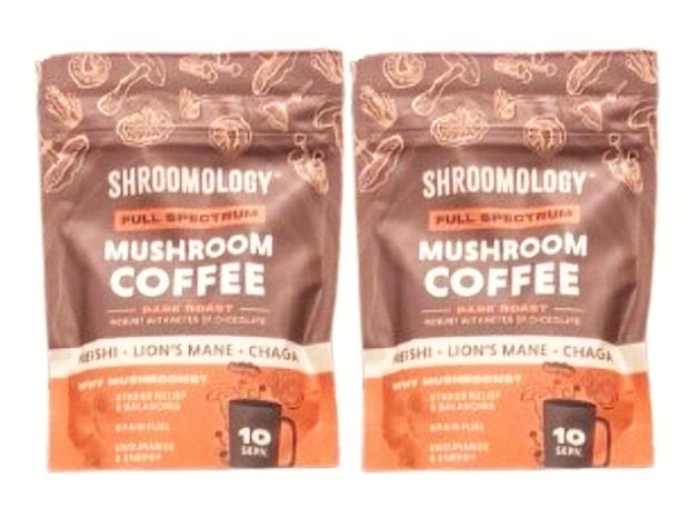 360 Nutrition Shroomology Mushroom Coffee Dark Roast Full Spectrum