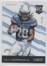 2015 Panini Clear Vision Rookie Variation Blue 71/99 Melvin Gordon #105 0b2