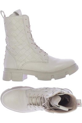 CRICK IT Stiefelette Damen Ankle Boots Booties Gr. EU 39 Leder Crème... #infbjo9