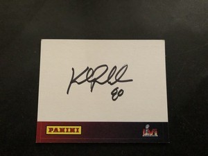 5 Autographed Cards, NFL Football Panini 
