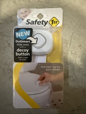 Safety 1st White OutSmart Decoy Button Toilet Lock