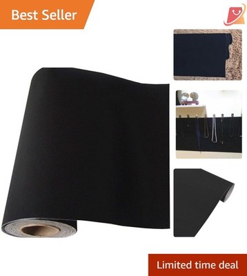 Velvet Flock Backing Paper Self Adhesive Drawer Liner Craft Fabric 17.7x117''