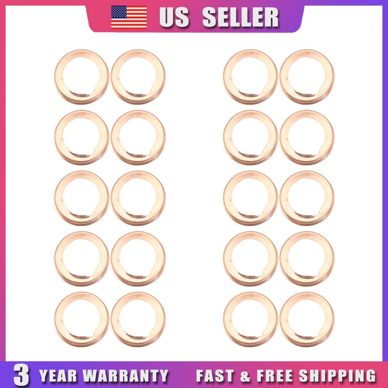 Metal Oil Drain Plug Crush Washer Gasket set of 20 Fit Nissan Infiniti New USA