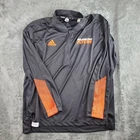 Adidas Pullover Mens L Black Orange Philadelphia Flyers 1/4 Zip Primeblue GT1444