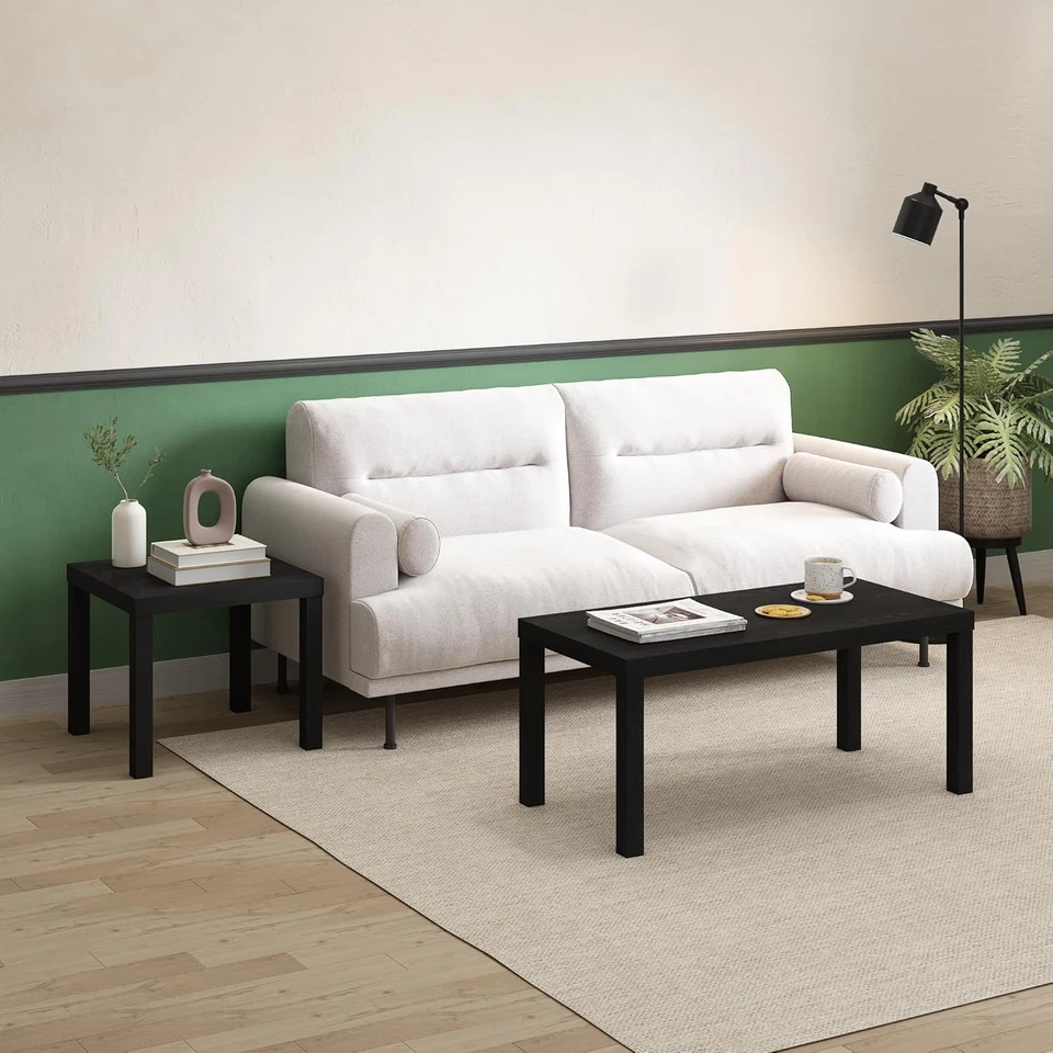 Classic Simple Coffee Table for Living Room, 38.98 (W) X 17.52 (H) X 18.9 (D) In - Image 2 of 4