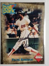 1995 Ball Park Frank's Frank Robinson Cert Autograph Card Orioles Reds Auto HOF 