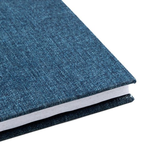 Paper Destiny-(Lori Weitzner, Ode To Color) Large Denim Journal -Papyrus- - Picture 5 of 8