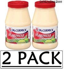 2 PACK - McCormick Mayonnaise Mayonesa with Lime Juice 28 oz Total 56 oz 