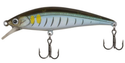 NEW SEBILE PUNCHER PCH-70-SU- 2-3/4'' & 1/4 OZ ''AYU GREEN'' Suspend Jerk Bait Lure