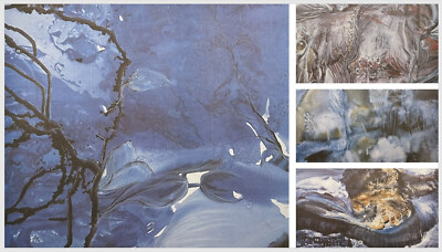 4x Erika Fuest, Lithographie, 4 Bilder Fantasy, signiert, limitiert