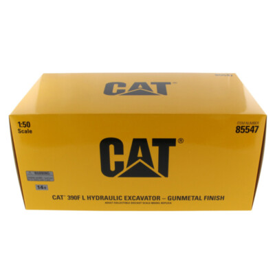 CAT CATERPILLAR 390F L HYDRAULIC EXCAVATOR GUNMETAL 1/50 DIECAST 